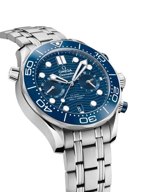 omega seamaster chronograph blue dial titanium watch|Omega Seamaster 300 dive watch.